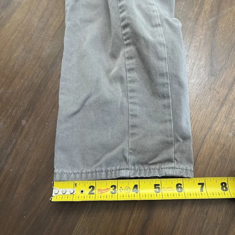 True Religion Marco Cargo Joggers Men's 32 Gray Khaki Pockets Pants 34x27
